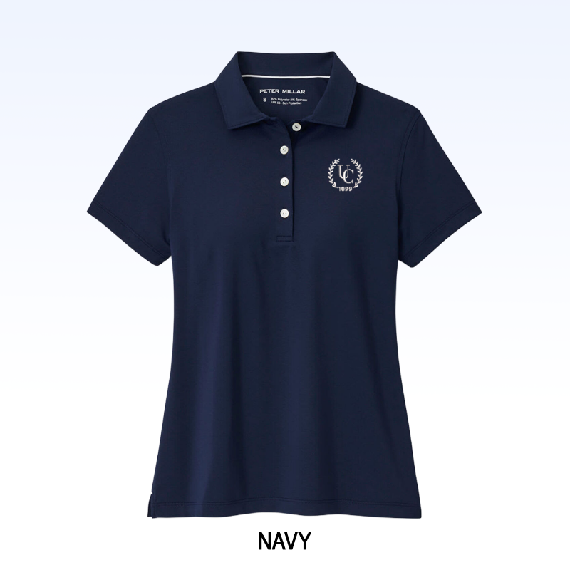 PETER MILLAR WOMEN'S SHORT SLEEVE BUTTON POLO