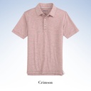 JOHNNIE-O PERFORMANCE JERSEY JR. POLO - LYNDONN STRIPE